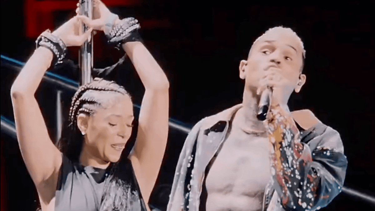 Chris Brown Sparks Backlash After Bizarre Onstage Moment With Handcuffed Woman