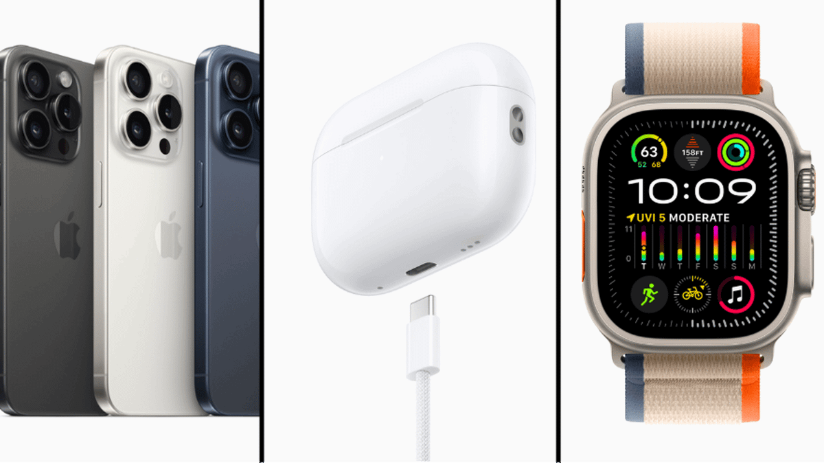 The new iPhone 15, Apple Watch Ultra 2 and AirPods Pro 2 land in