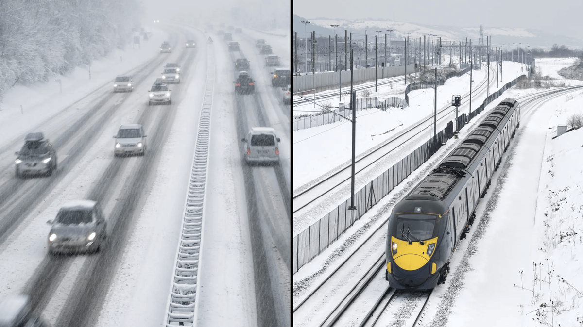 Brits issued urgent travel warning as 'Arctic blast' snow batters UK