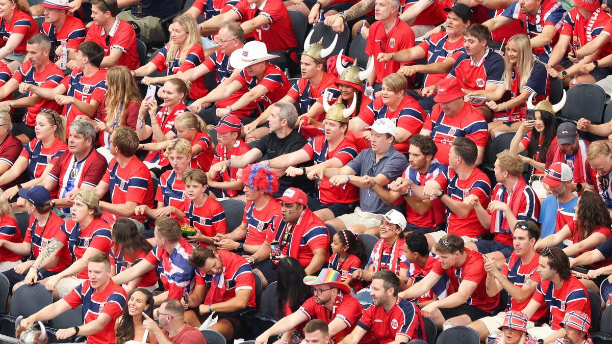 Norway fan who refuses to take part in famous viking row celebration points out 'stupid' problem with it