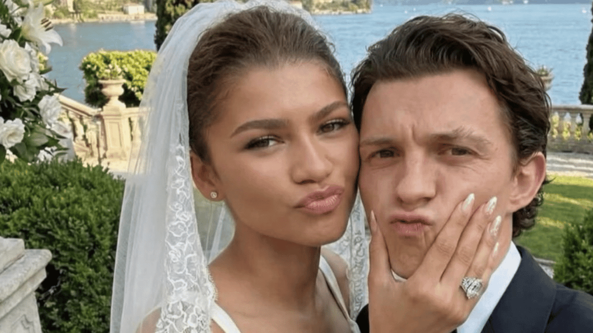 Truth behind Tom Holland and Zendaya wedding photo with millions of instagram likes Truth behind Tom Holland and Zendaya wedding photo with millions of instagram likes