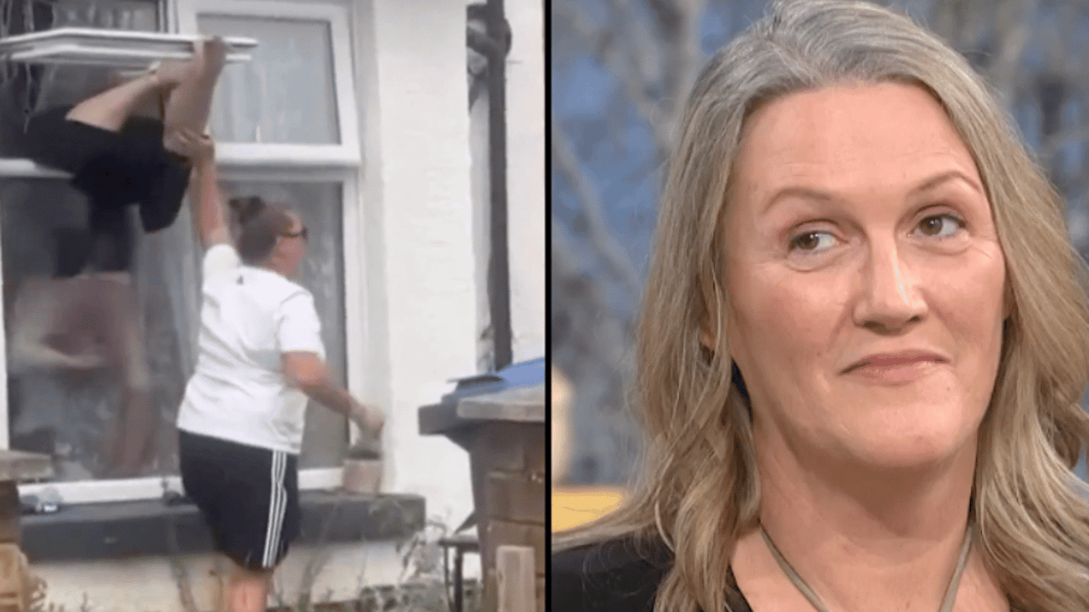Woman who fell through window trying to break into house comes forward ...