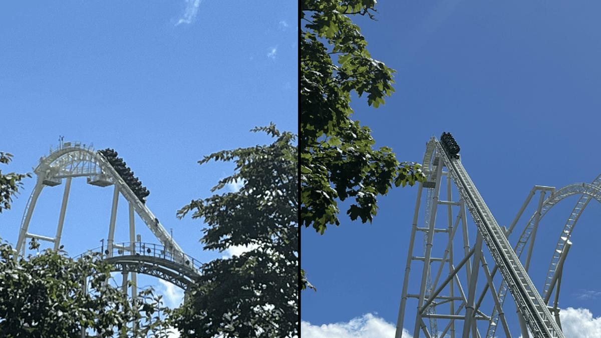 Brits left stuck on UK’s tallest rollercoaster as ride breaks down for ...