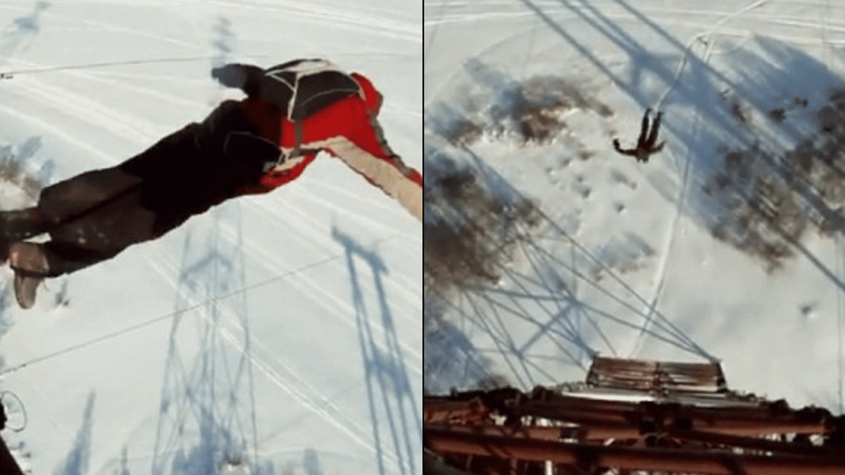 Base jumper leaps from 120-metre tower but parachute doesn't open as ...