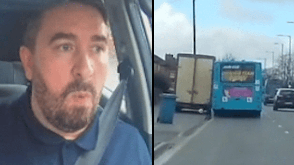 Bus Rider Badfe Driver Captures Moment Bus Driver Fails His Test In Spectacular Fashion