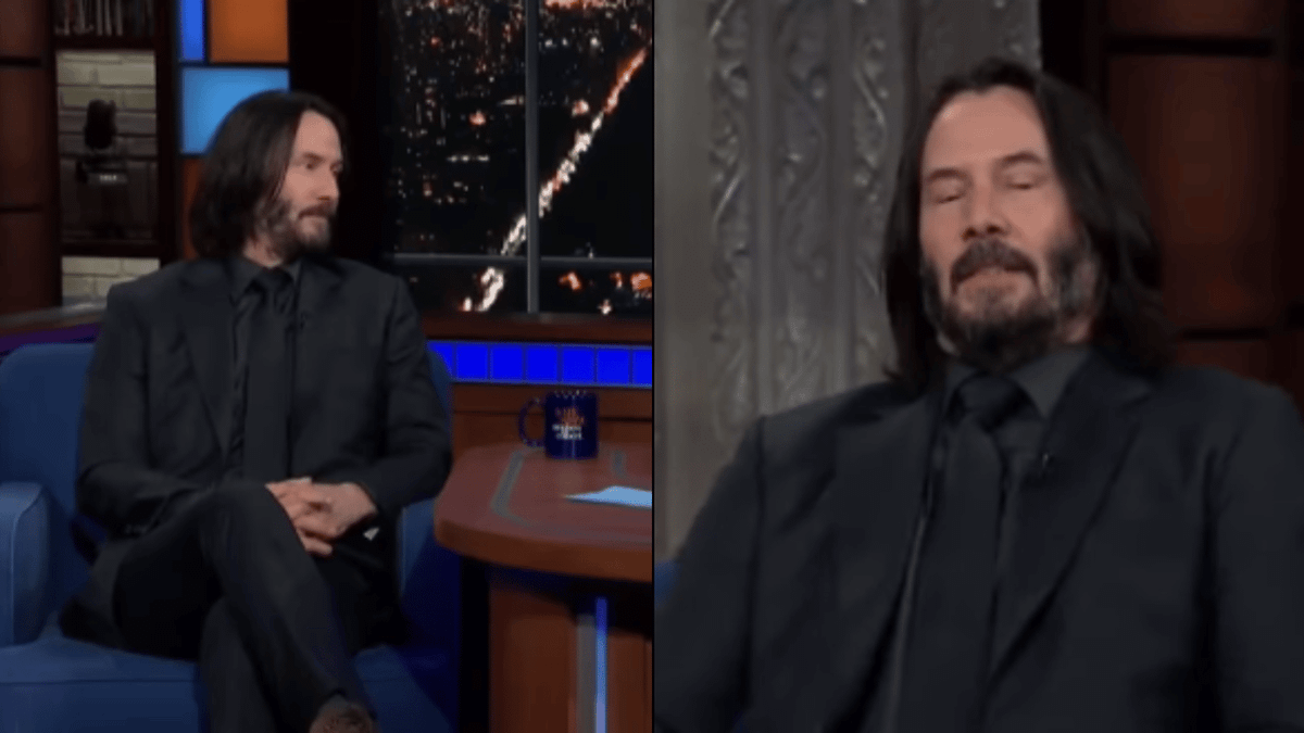 Keanu Reeves Explaining Keanu Reeves praised for giving 'correct answer' to an 'impossible ...