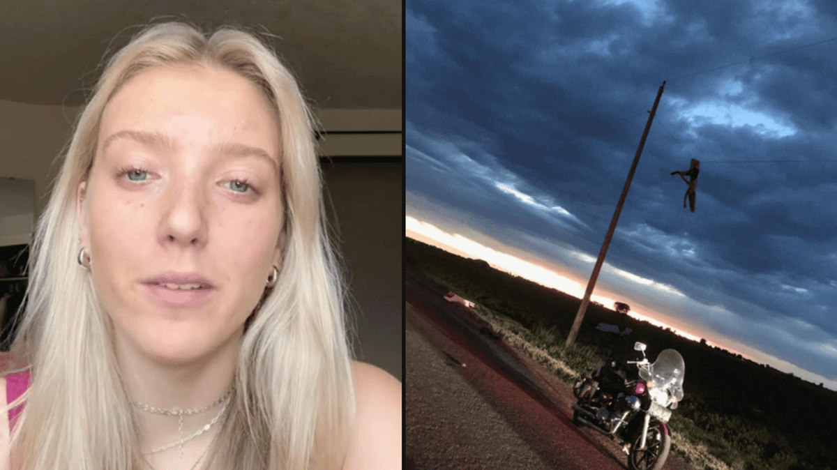 Teenager left hanging by broken leg on power line after car crash says ...