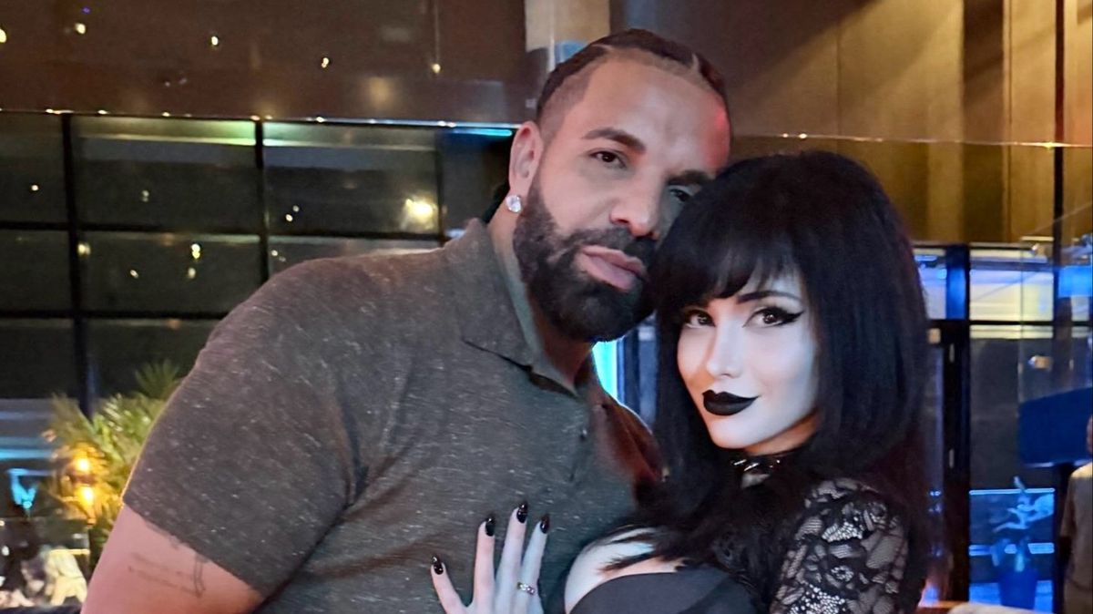 Drake 'rents out entire castle' for a date night with 'Goth Baddie' who made him bark