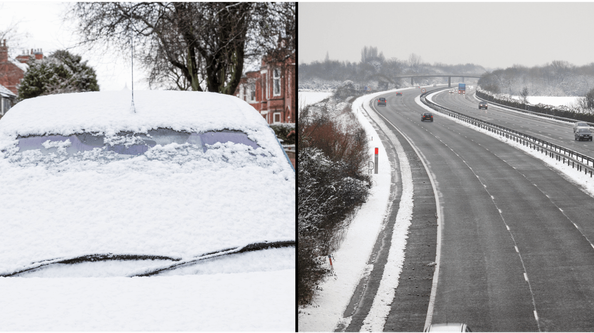 UK wakes up to snow as Arctic blast set to bring more bad weather and ...