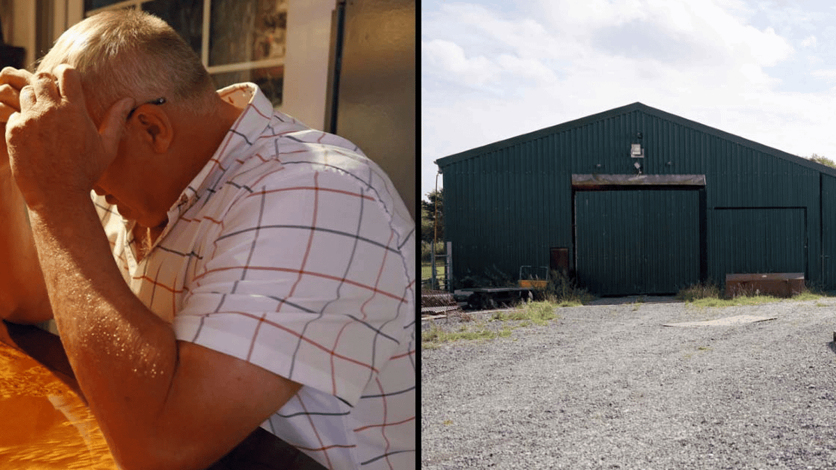 Man devastated after being ordered to leave shipping container where he ...