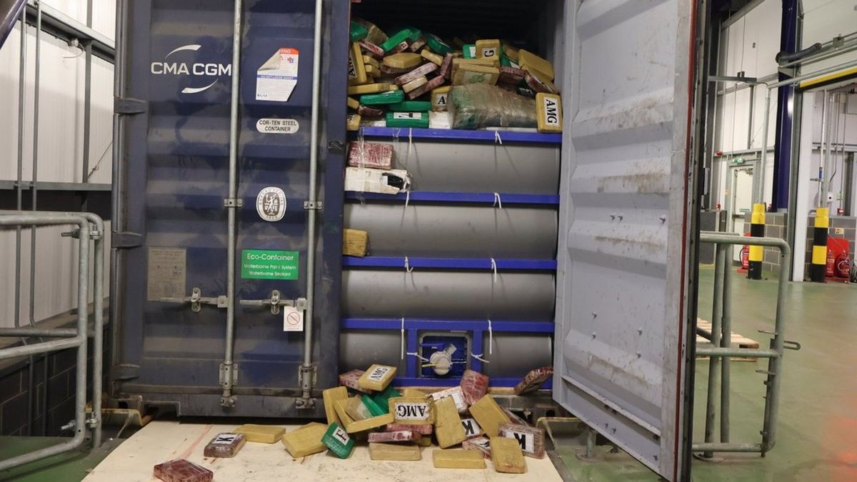 £250m's worth of cocaine seized at UK port despite method