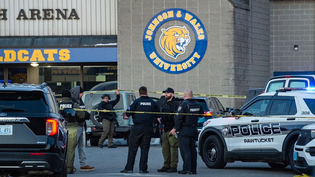 Two dead after dad opened fire on his wife and three children at kids ice hockey game