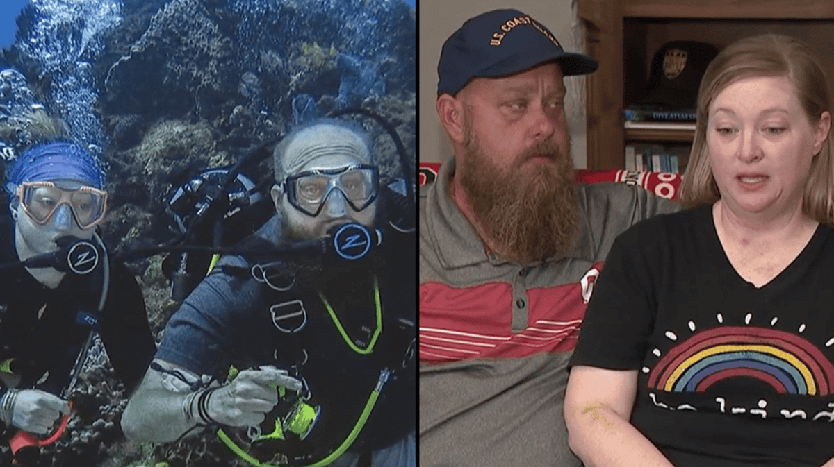 Couple who were stranded at sea share emotional conversation they had ...