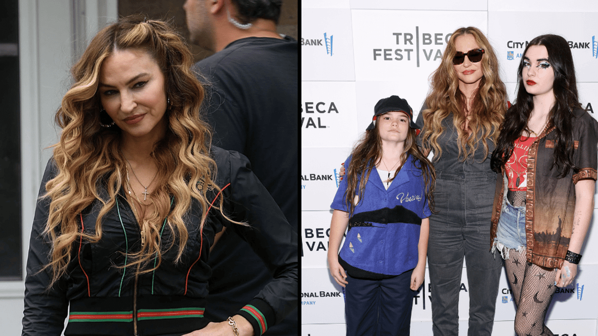 Sopranos star's son, 13, edits her OnlyFans pictures as she asks him difficult question