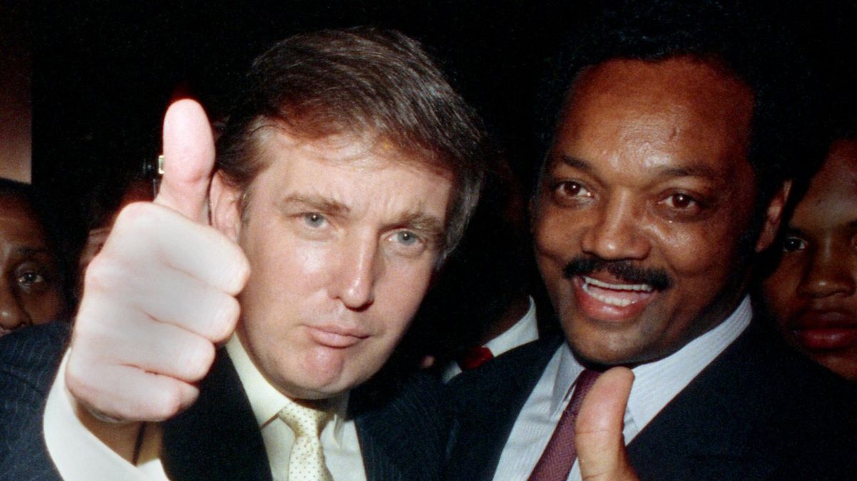 Donald Trump turns tribute to Jesse Jackson into controversial attack on Barack Obama