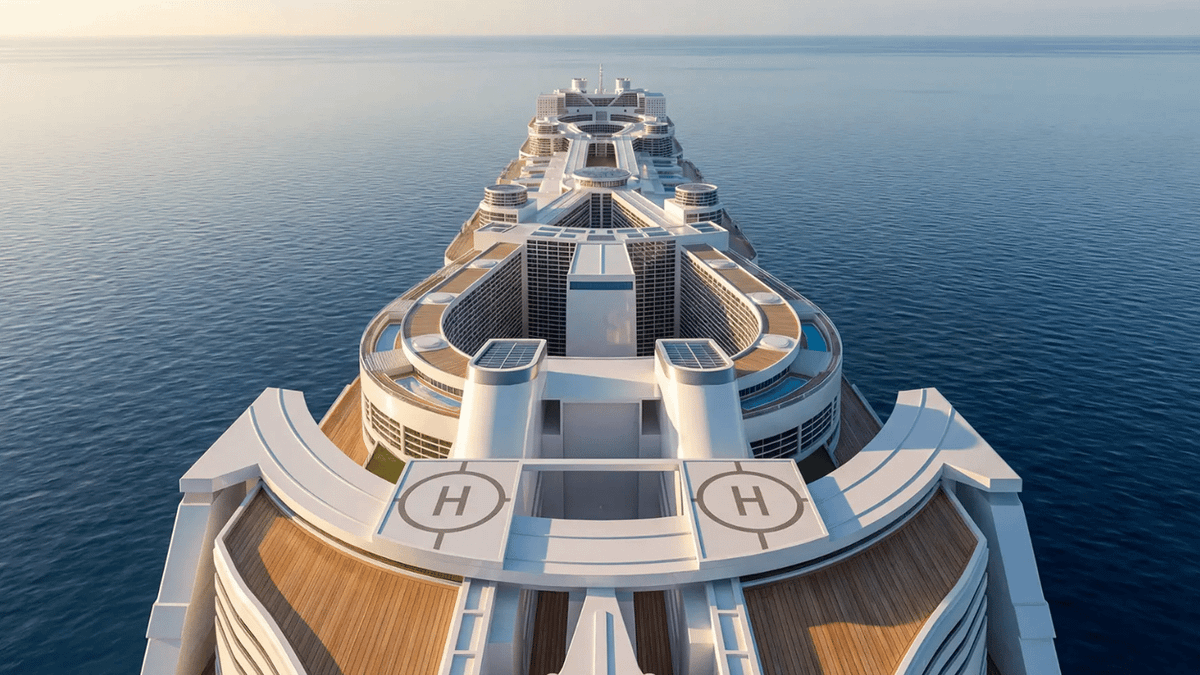Mile-long Freedom Ship proposed as floating city