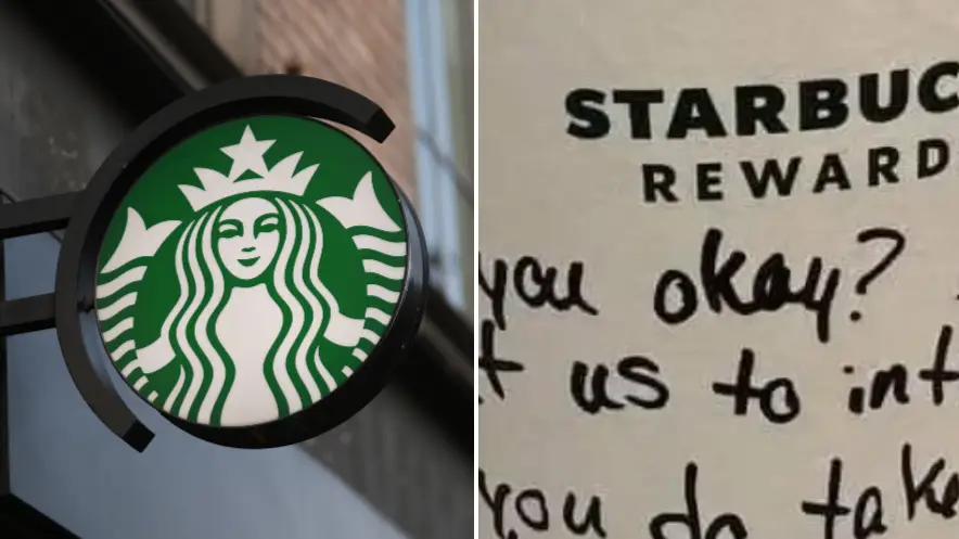 Starbucks barista praised after leaving 'secret note' on cup to help young  woman