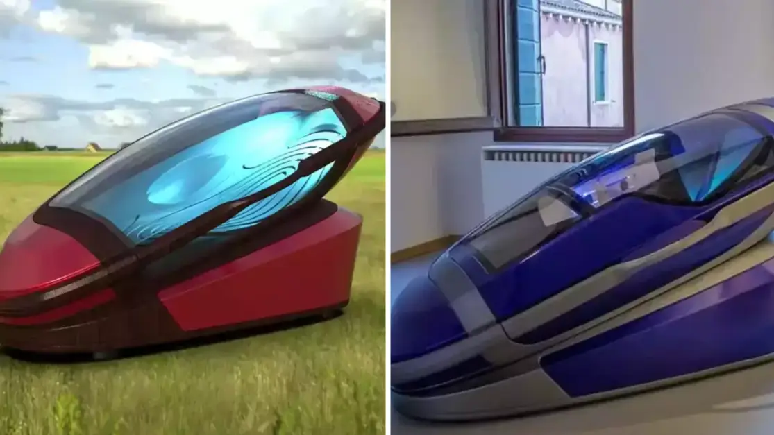 Controversial 'suicide pod' death was abandoned last minute after creator raised concerns Controversial 'suicide pod' death was abandoned last minute after creator raised concerns