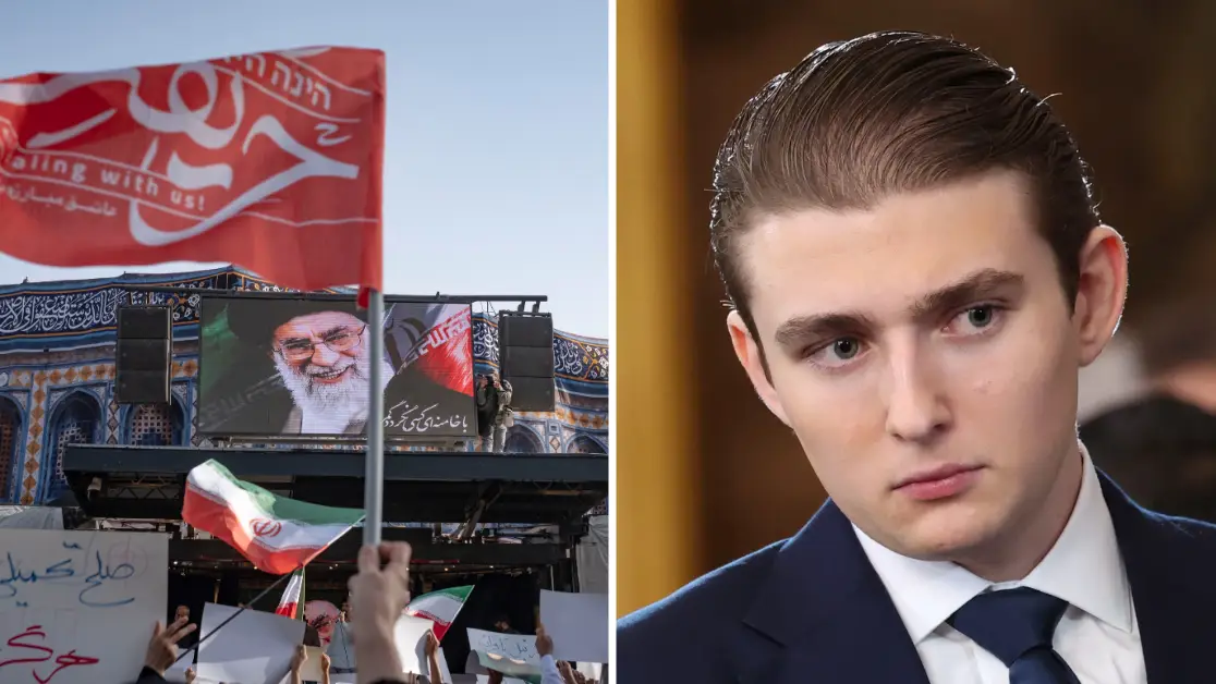 Shameful' Barron Trump 'bone spurs' war joke sparks outrage amid Iran escalation