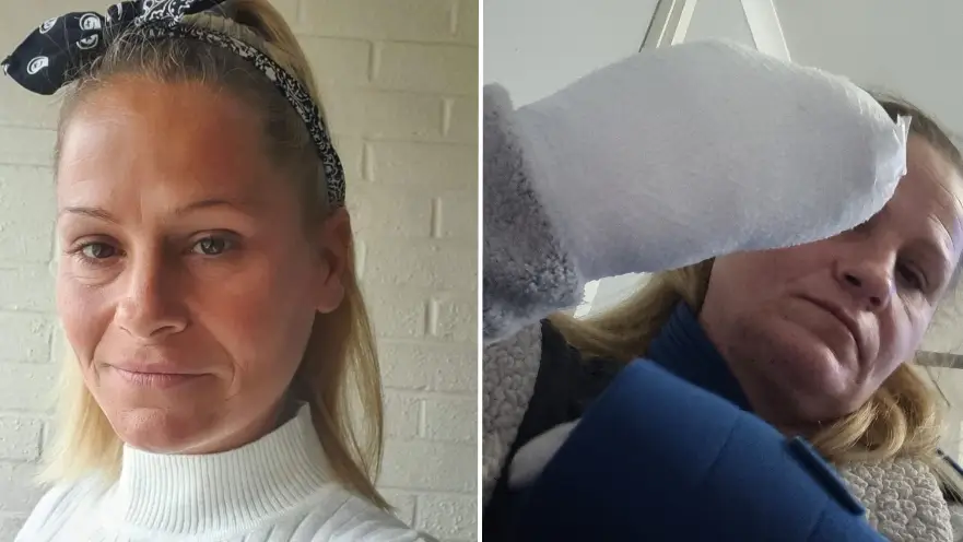 Mum 'lucky to be alive' after vape battery exploded in coat pocket and ' burst into flames'