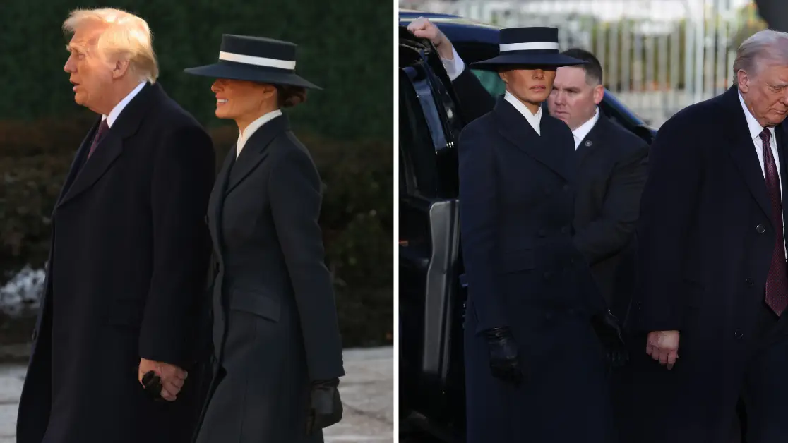Melania Trump is already dividing opinion with one detail in her inauguration outfit choice Melania Trump is already dividing opinion with one detail in her inauguration outfit choice