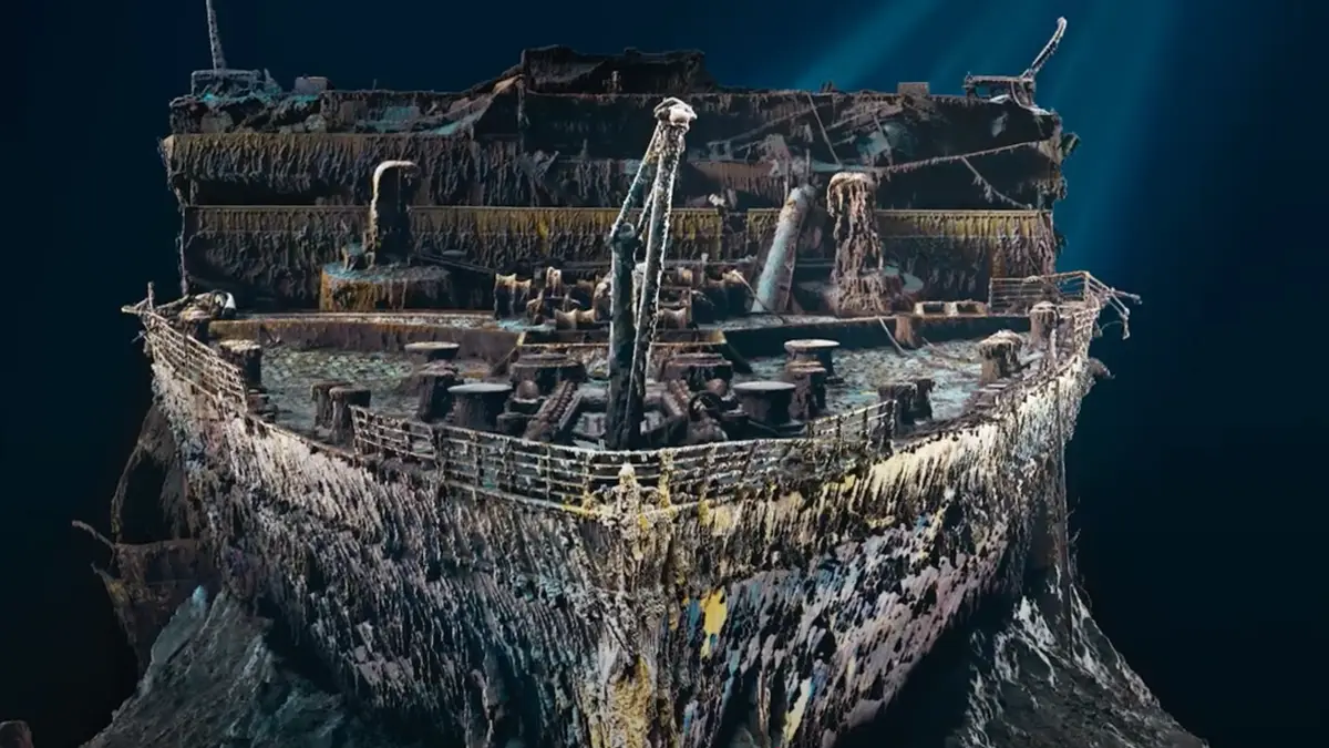 First-ever 3D scans of the Titanic reveal what James Cameron got