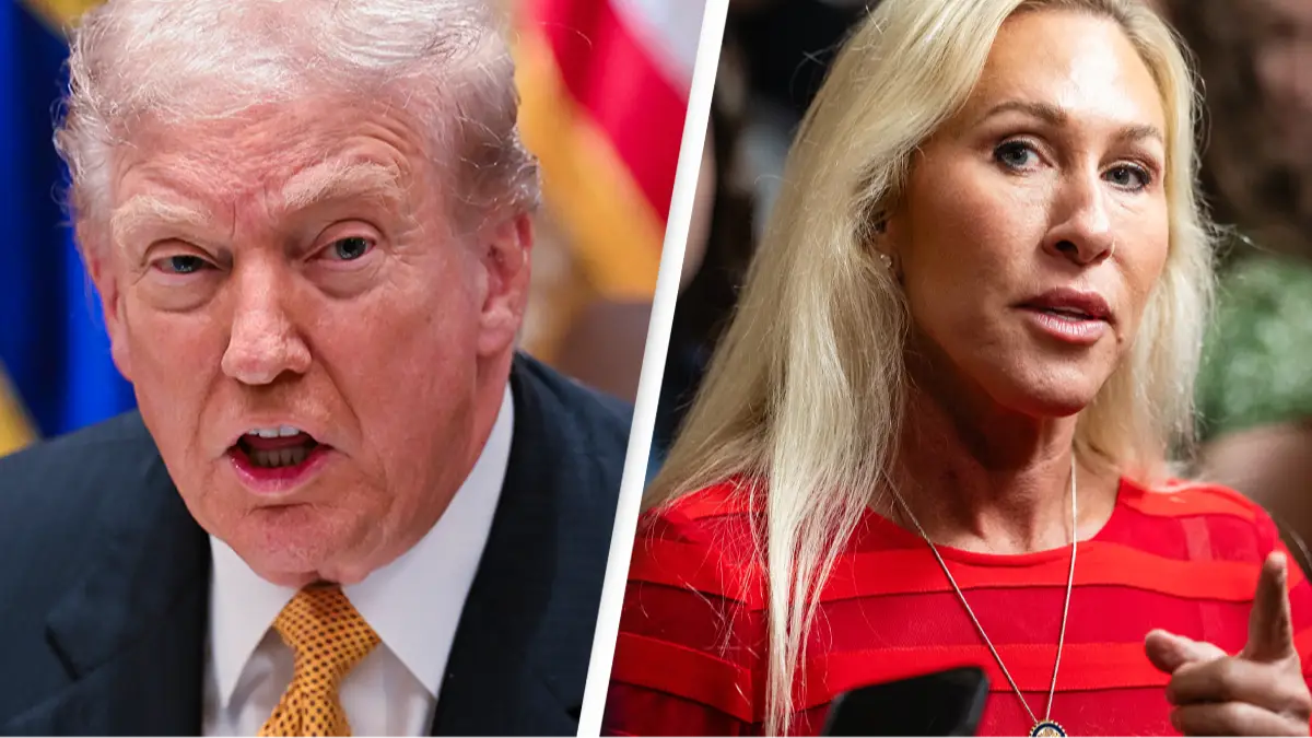 Donald Trump bluntly responds to Marjorie Taylor Greene's decision to quit Congress after branding her a '