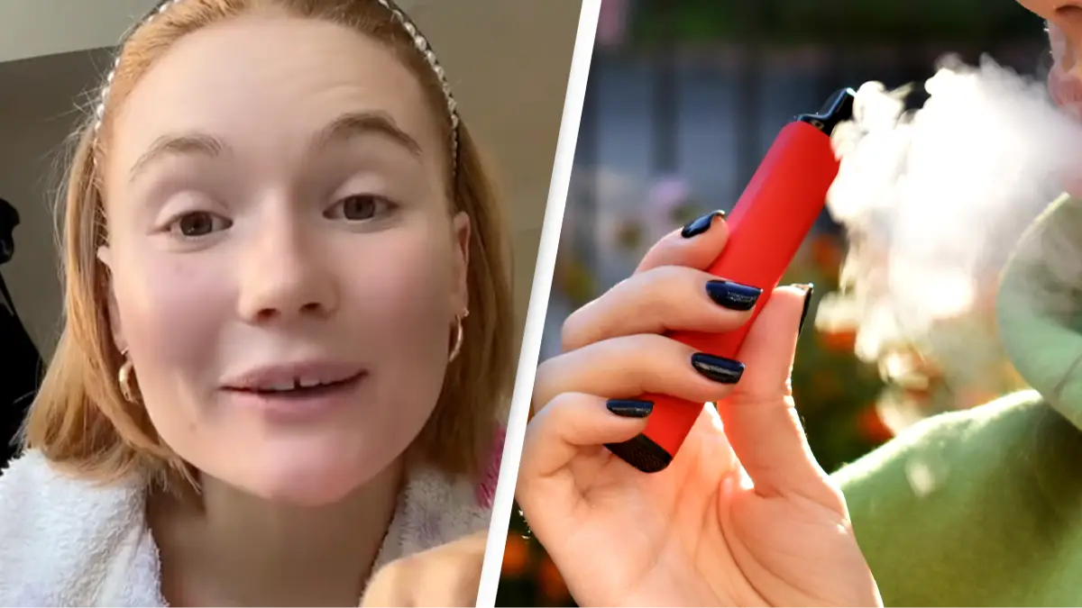 Woman reveals the surprising health benefits she's noticed just one month  after quitting vaping