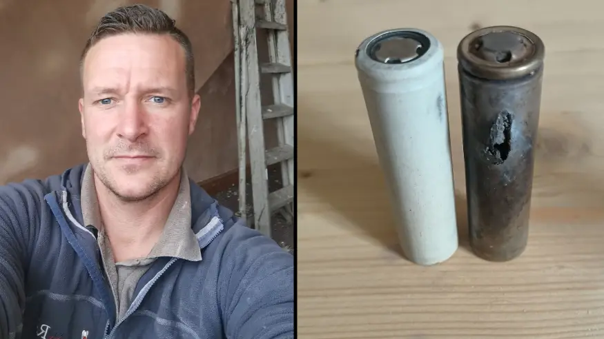 Man left with 'excruciating' burns after vape battery explodes and sets his  clothes on fire