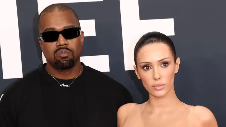 kanye wife red carpet dress Kanye West & Bianca Censori are at the 2025 Grammy awards