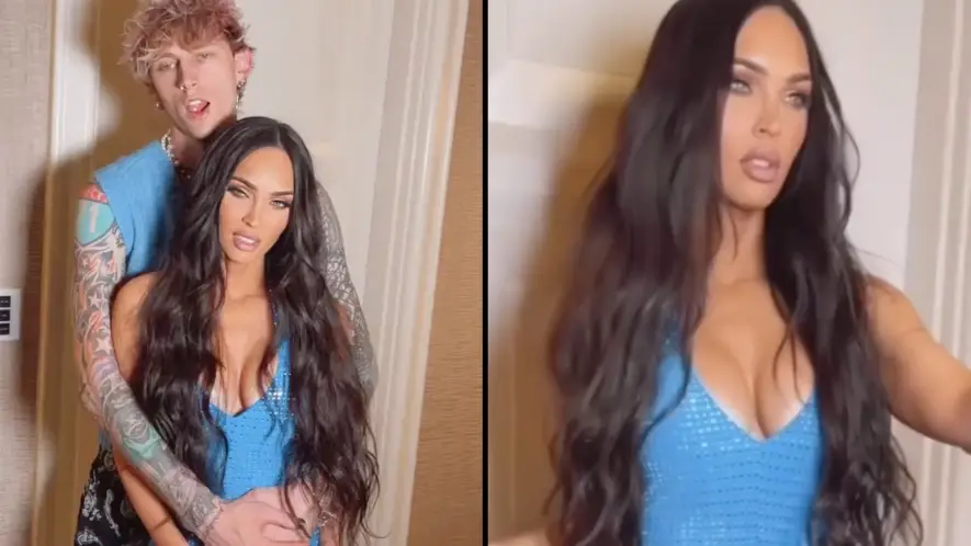 megan fox cuts hole in dress Megan Fox Cut a Hole in Her Jumpsuit, So She Could Have Sex