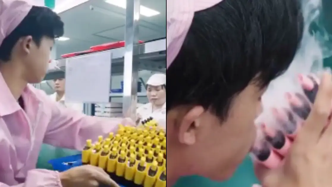 gilt rauchverbot auch für e zigaretten We all know someone who would love this job 🤣👀 When YouTube channel  Machina decided to fly out to one of the top disposable vape factories in  Baoan, Shenzhen in China, they main image 0