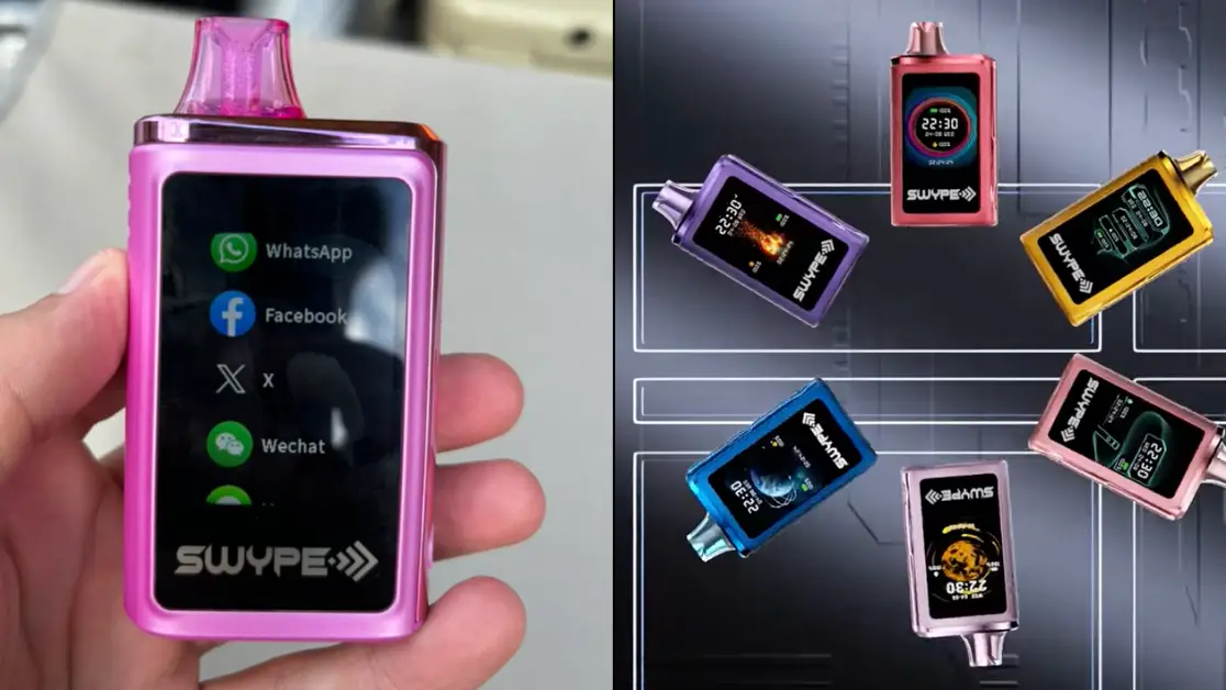People are shocked after discovering disposable vape with touch screen and  apps