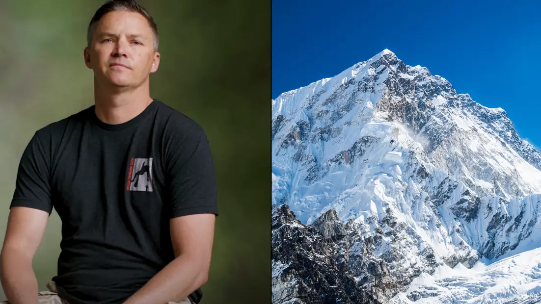 Man retells the horror of losing his sight as he was climbing the