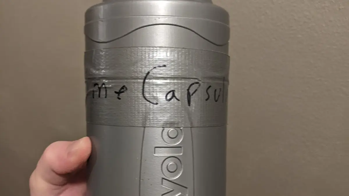 Man digs up time capsule from 2000 and people are shocked at how