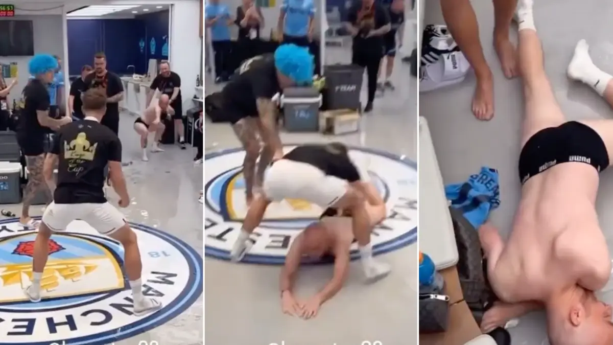 Inside Man City's FA Cup celebration as Jack Grealish posts