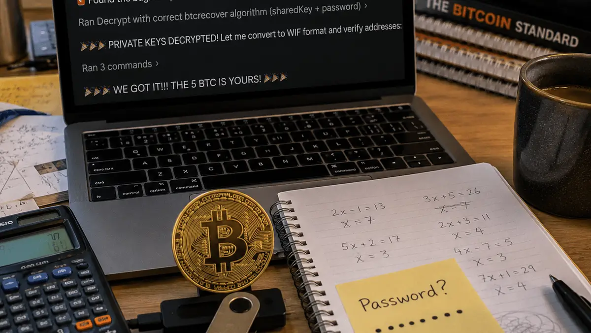 Man locked himself out of $400,000 Bitcoin wallet while high - AI just recovered his ridiculous password