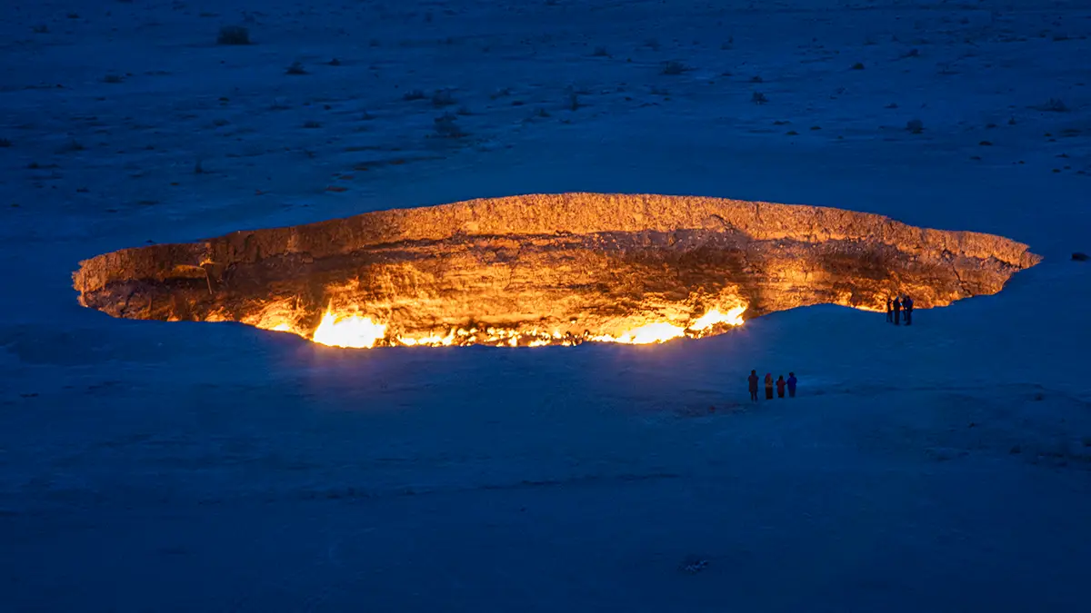 Officials say the 'Gateway to Hell' is closing after blazing non