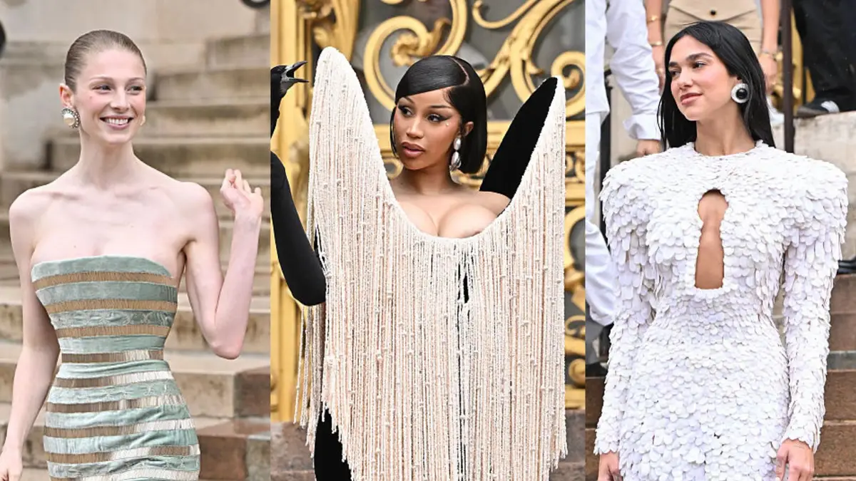 The Best Celeb Looks From Schiaparelli's Paris Fashion Week Show