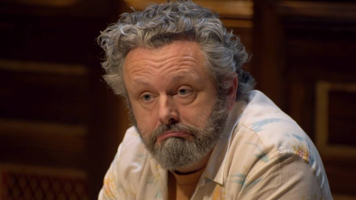 Michael Sheen's hidden message at Celebrity Traitors roundtable puts huge heat on Maya Jama and James Acaster