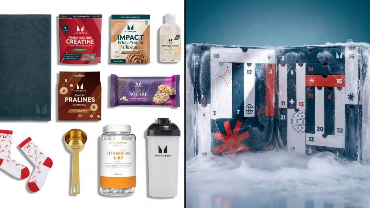 Forget chocolate, the Myprotein Advent Calendar is packed with creatine and protein goodies - and £44 off