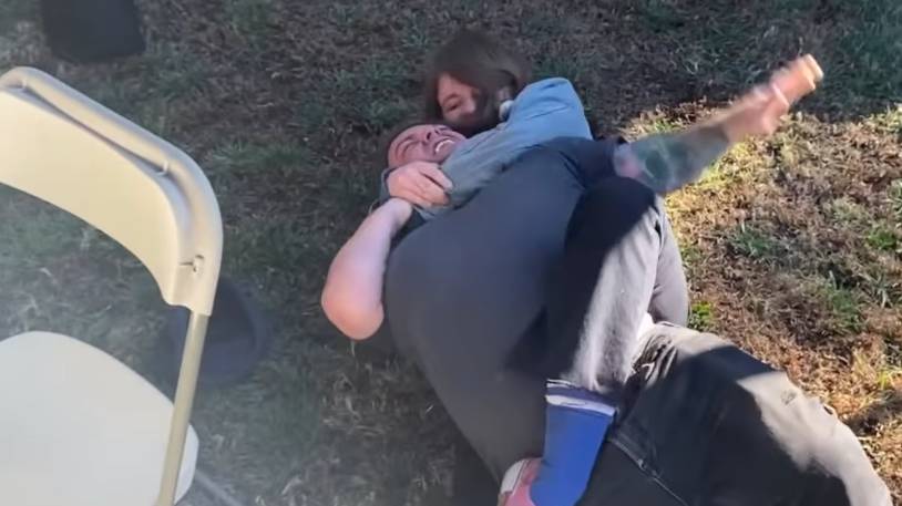 Jackass footage releases of comedian choking out Wee-Man in incident that saw her fired
