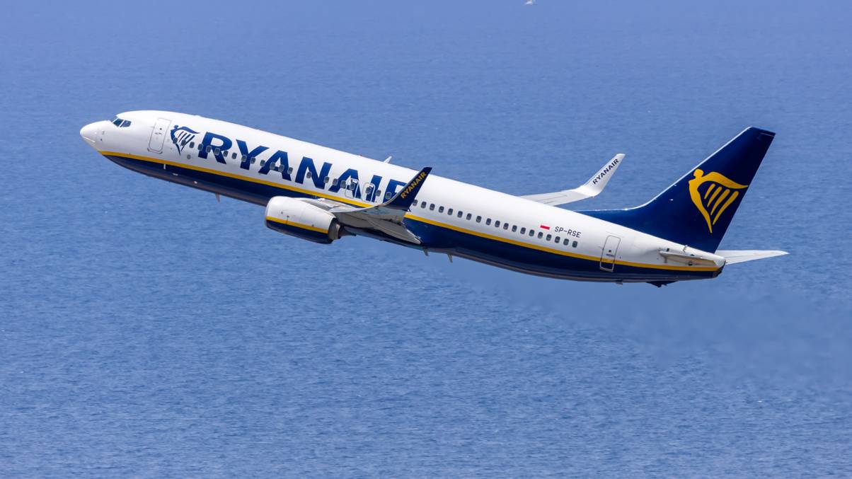 Ryanair passenger was partially sucked out of plane window before wife saved him as new details emerge