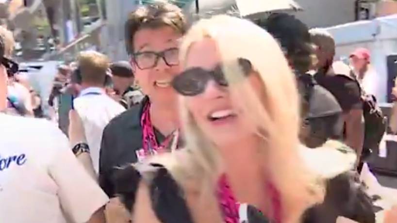Holly Willoughby speaks out after being 'shoved' by Kim Kardashian at Monaco Grand Prix