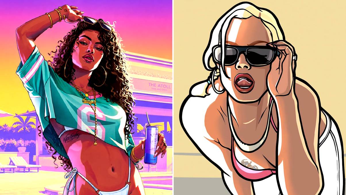 GTA 6 murals spotted as 20-year-old GTA: San Andreas advert resurfaces
