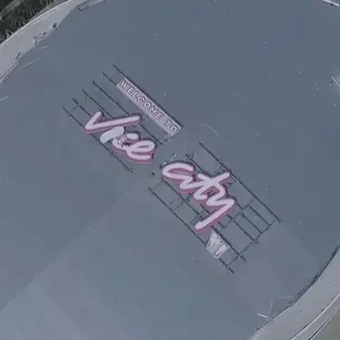 GTA 6 Vice City on on the Kaseya Center (CBS News Miami)