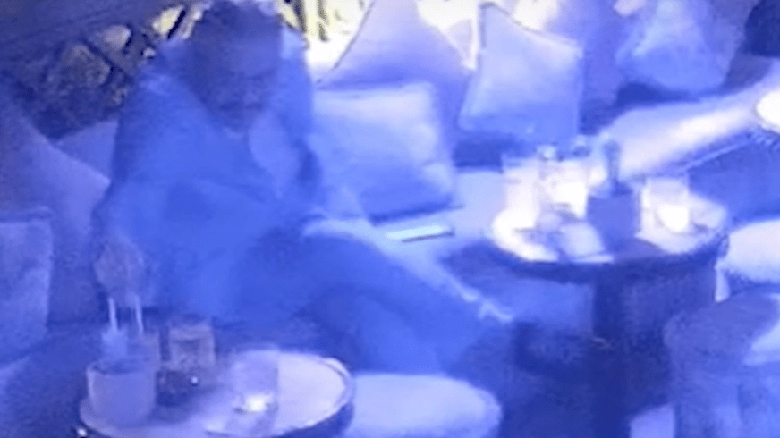 Horrifying footage shows moment restaurateur spikes woman's drink