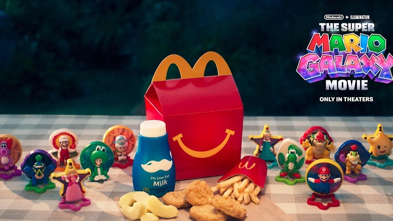 McDonald's unveils Super Mario Happy Meal with 12 collectible toys