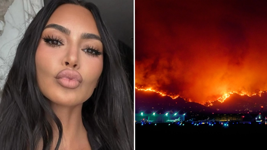 Kim Kardashian issues urgent warning to followers over ‘horrible’ LA wildfires scam