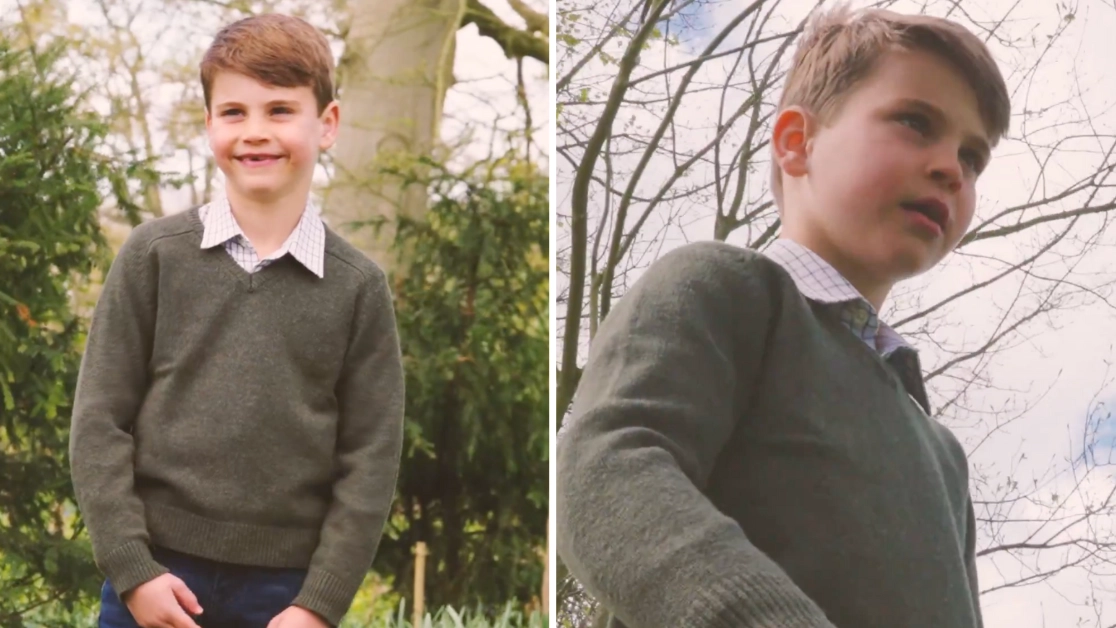 Prince Louis makes adorable six-word statement in extremely rare video